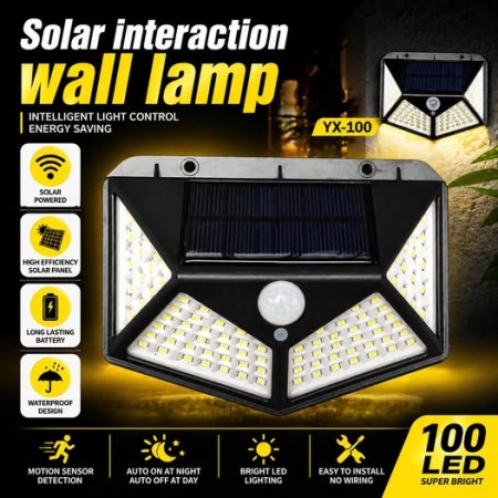100 LED Solar Light