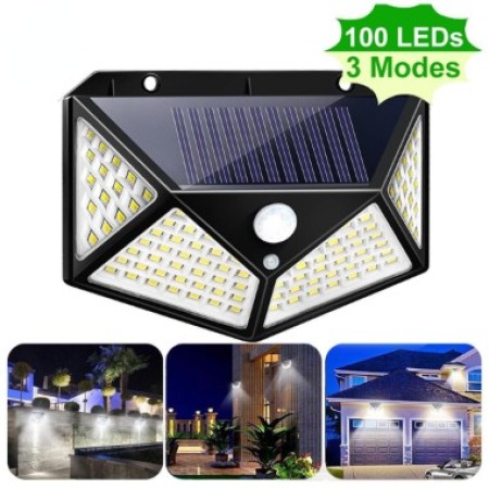 100 LED Solar Motion Sensor Light