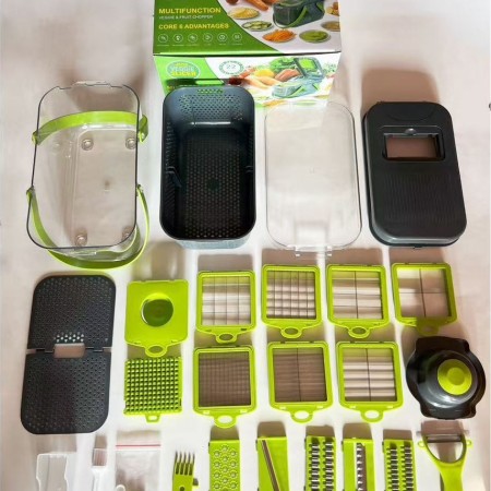Vegetable & Fruit Chopper 22-in-1 | Multifunctional Food Grater & Slicer
