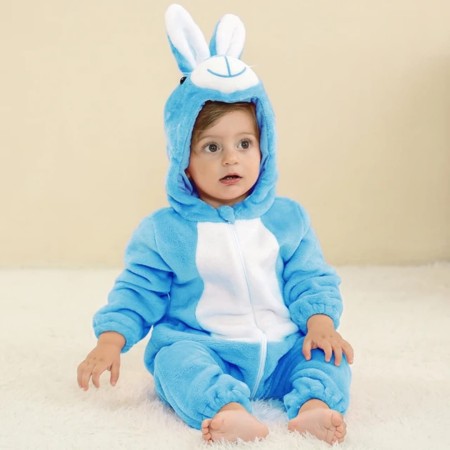 Baby Bear Premium Winter Rompers Hooded Baby Clothes ( Baby Blanket )