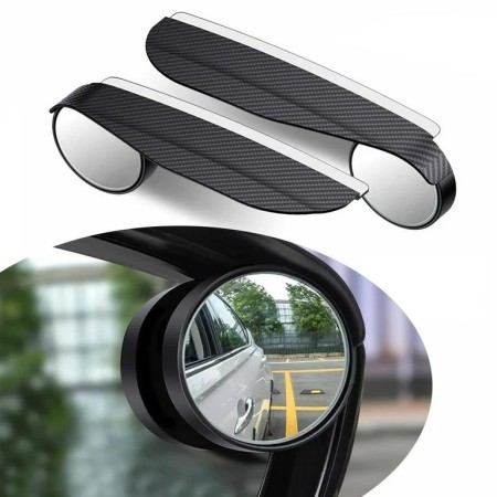 Car Mirror Rain Shed & Blind Spot Mirror (2 Pcs)